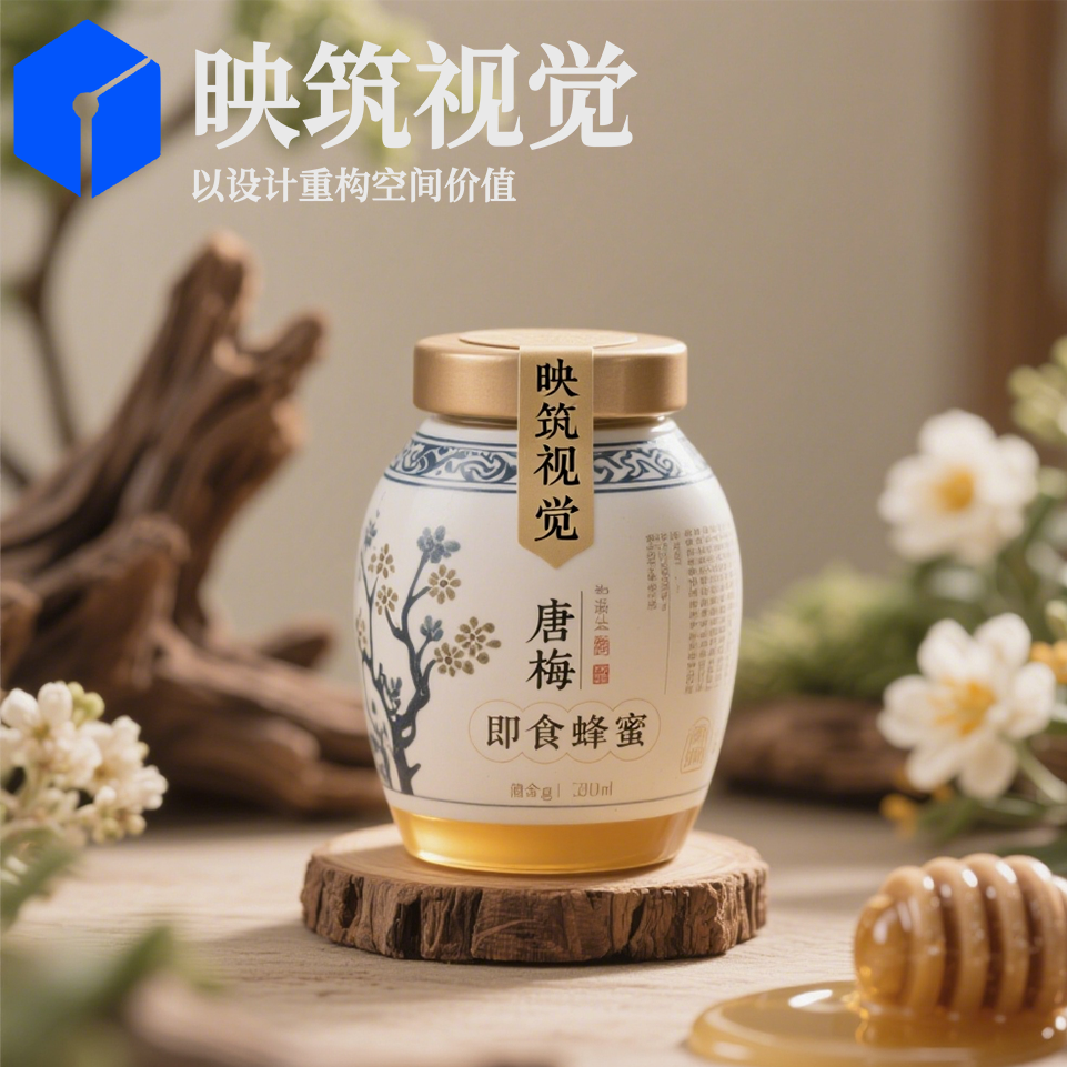 映筑视觉产品设计案例分享-唐梅即食蜂蜜-陆柒捌映筑文化传媒工作室